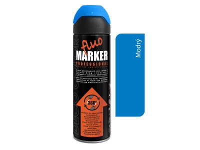 Deco Color Fluomarker - Značkovací sprej modrý 500ml